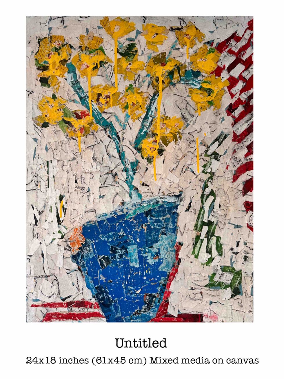 Flower painting by Farzad Kohan